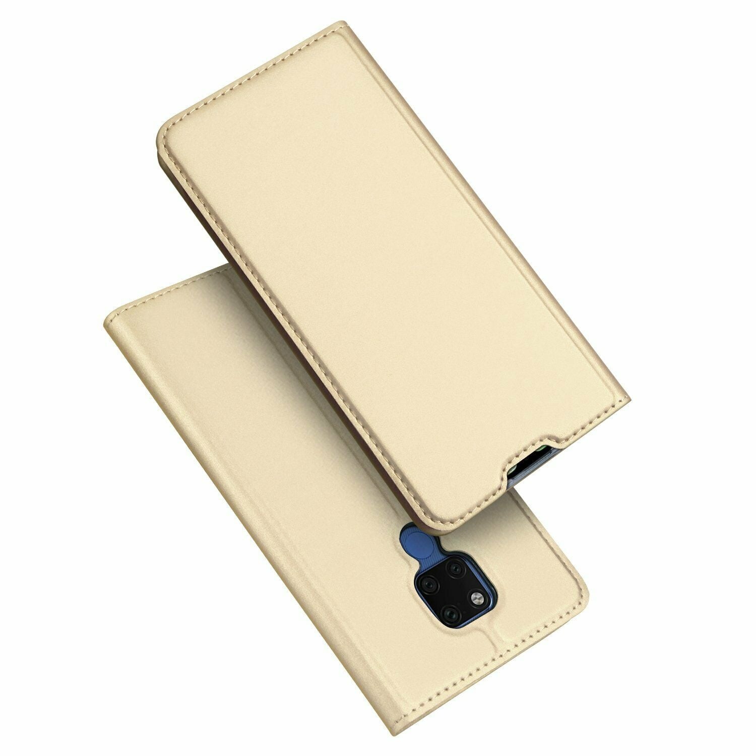 Huawei Mate 20x hoesje - Dux Ducis Skin Pro Book Case - Goud afbeelding