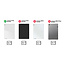 Tablet hoes geschikt voor Lenovo Tab P10 - Tri-fold Book Case - Zwart