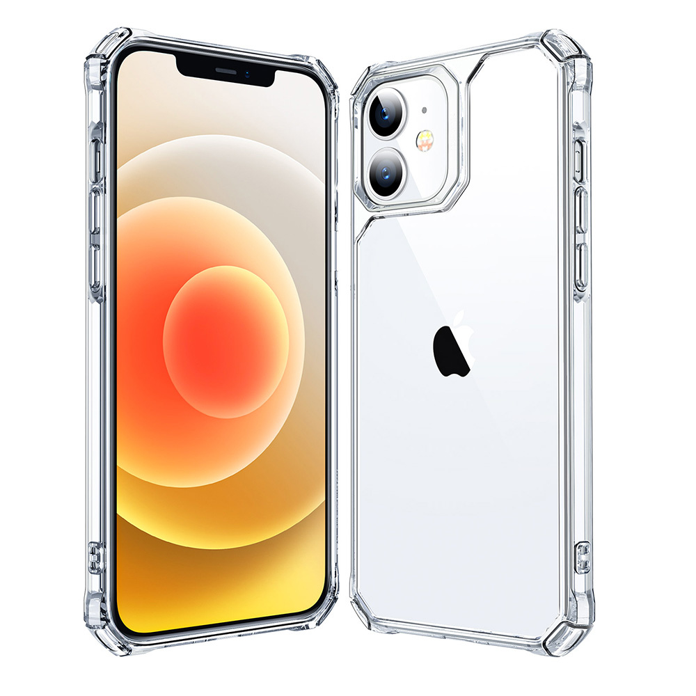 ESR Air Armor - Hoesje geschikt voor Apple iPhone 12 Mini - Schokbestendige Back Cover - Extreme TPU Back Cover - Transparant afbeelding