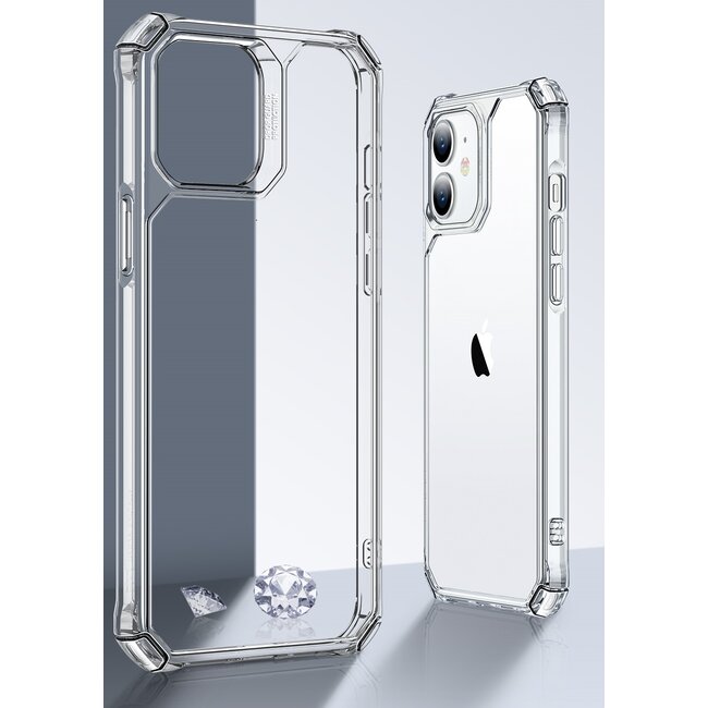 ESR Air Armor - Hoesje geschikt voor iPhone 12 Mini Hoes - Schokbestendige Back Cover - Extreme TPU Back Cover - Transparant