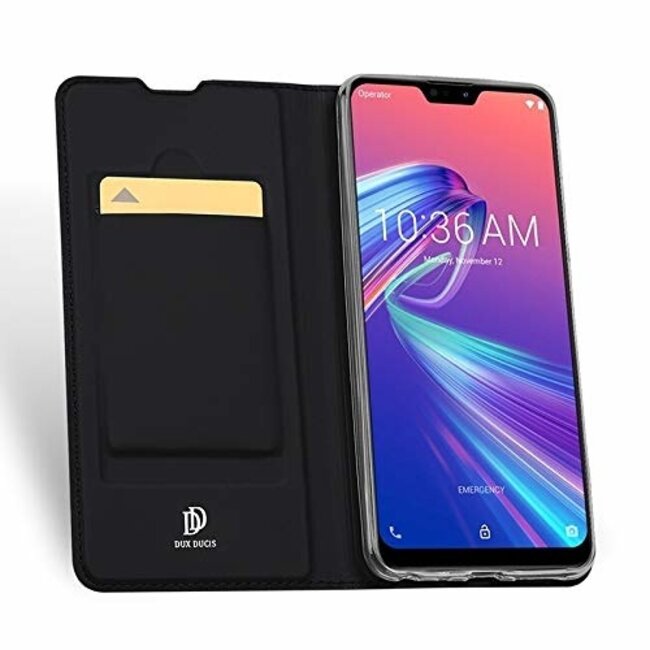 Hoesje geschikt voor Asus ZenFone Max Pro (M2) (ZB631KL) - Dux Ducis Skin Pro Book Case - Zwart