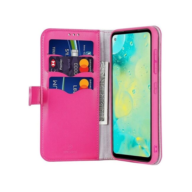 Hoesje geschikt voor Huawei Mate 30 Lite - Dux Ducis Kado Wallet Case - Roze