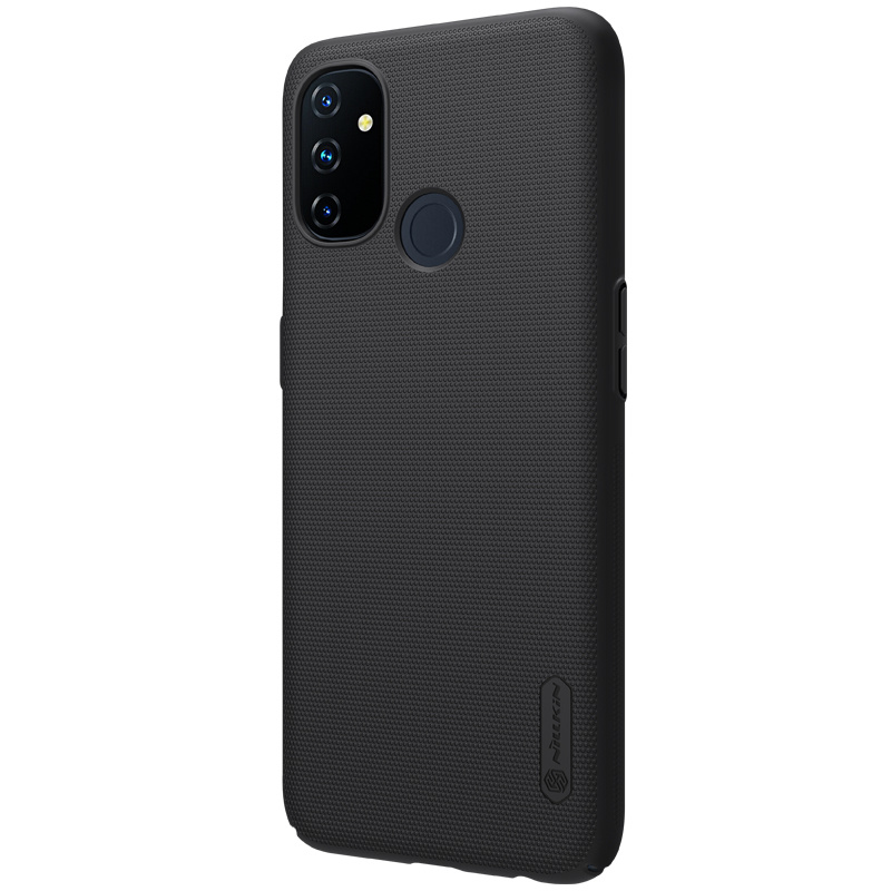 Nillkin - OnePlus Nord N100 Hoesje - Super Frosted Shield - Back Cover - Zwart afbeelding