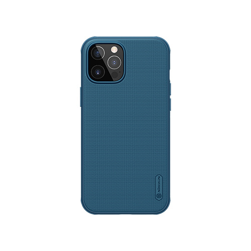 Nillkin - Hoesje geschikt voor iPhone 12 Pro Max - Super Frosted Shield Pro - Back Cover - Blauw afbeelding