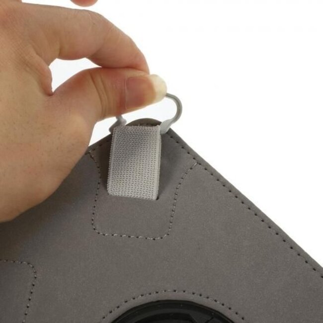 7 inch tablet hoes 360 graden draaibaar rood - universeel