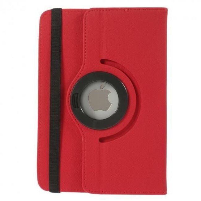 7 inch tablet hoes 360 graden draaibaar rood - universeel