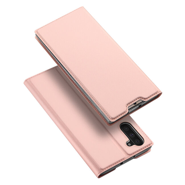 Hoesje geschikt voor Samsung Galaxy Note 10 -Dux Ducis Skin Pro Book Case - RosÃ©-Goud