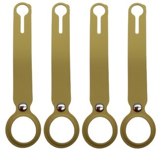 Case2go 4-Pack Case2go - Hoesje geschikt voor Apple AirTag - Sleutelhanger - Hanger voor Airtag - Geel Case2go 4-Pack Case2go - Hoesje geschikt voor Apple AirTag - Sleutelhanger - Hanger voor Airtag - Geel