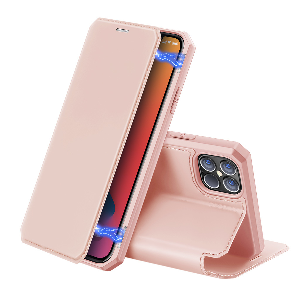Hoesje geschikt voor iPhone 12 Pro Max - Dux Ducis Skin X Case - Roze afbeelding