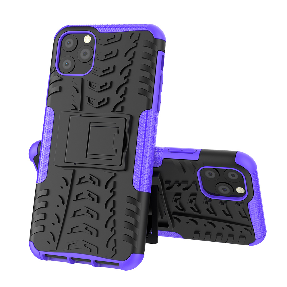 Hoesje geschikt voor iPhone 11 Pro Max - Schokbestendige Back Cover - Paars afbeelding