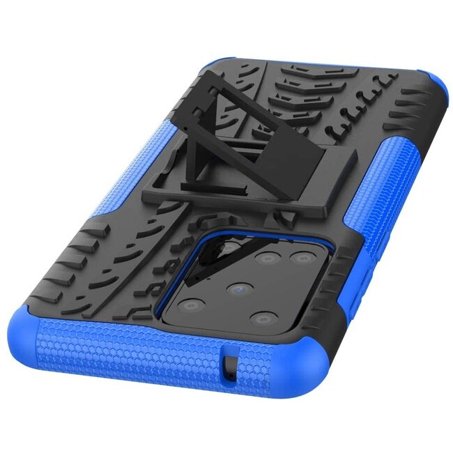 Hoesje geschikt voor Samsung Galaxy S20 Ultra -Schokbestendige Back Cover - Blauw