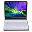 Bluetooth Keyboard Case geschikt voor Apple iPad Pro 11 (2022/2021/2020/2018) - Bluetooth Toetsenbord hoes - Toetsenbord verlichting - RosÃ© Goud