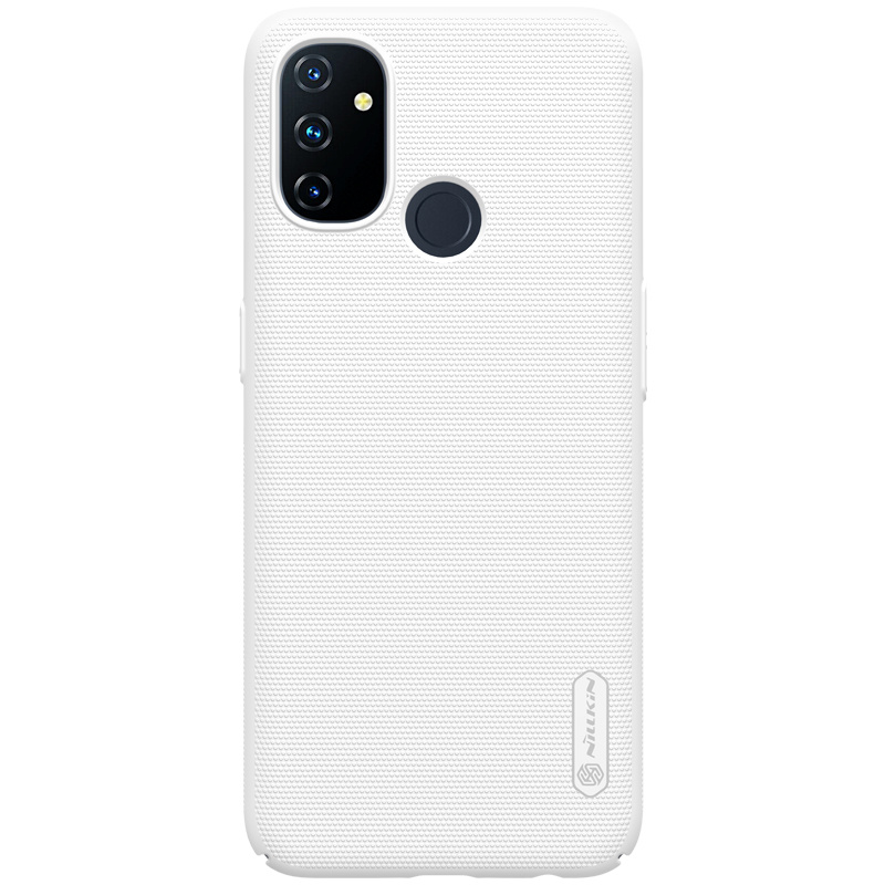 Nillkin - OnePlus Nord N100 Hoesje - Super Frosted Shield - Back Cover - Wit afbeelding