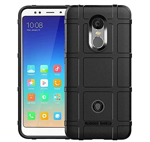 Hoesje voor Xiaomi Redmi 5 Plus - Beschermende hoes - Back Cover - TPU Case - Zwart afbeelding