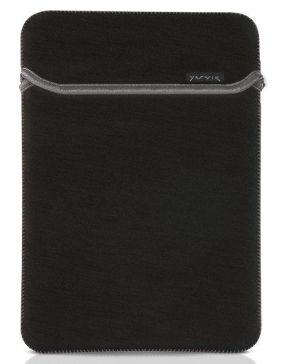 9 inch - universele neoprene tablet sleeve - Zwart / Grijs afbeelding