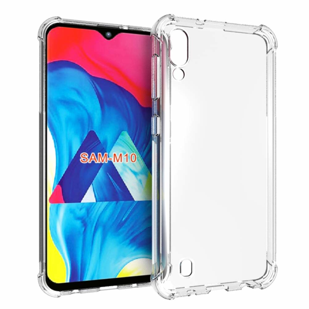 Hoesje geschikt voor Samsung Galaxy M10 - anti-shock tpu back cover - transparant afbeelding