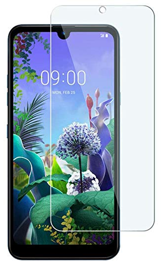Case2go - Screenprotector geschikt voor LG Q60 - Tempered Glass - Case Friendly - Transparant afbeelding