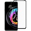 Screenprotector geschikt voor Motorola Edge 20 Lite - Full Cover Screenprotector - Zwart