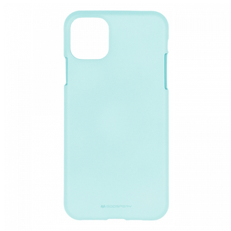 Mercury Goospery Apple Hoesje geschikt voor Apple iPhone 12 / 12 Pro - Soft Feeling Case - Back Cover - Licht Blauw