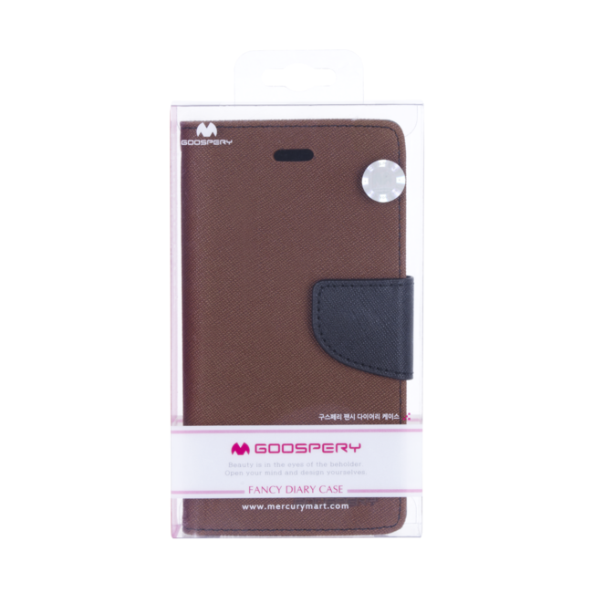 Telefoonhoesje geschikt voor Apple iPhone 13 Pro - Mercury Fancy Diary Wallet Case - Hoesje met Pasjeshouder - Lime Groen/Blauw