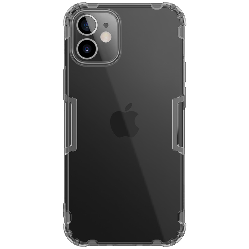 Nillkin - Hoesje geschikt voor Apple iPhone 12 Mini - Nature TPU Case - Back Cover - Grijs afbeelding