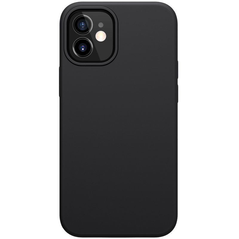 Nillkin - Hoesje geschikt voor Apple iPhone 12 Mini - Flex Pure Pro Serie - Back Cover - Zwart afbeelding