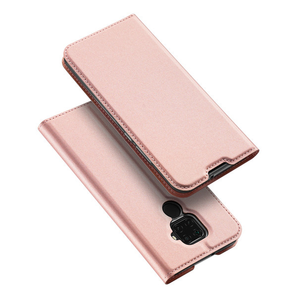 Huawei Mate 30 Lite hoesje - Dux Ducis Skin Pro Book Case - Rosé-Goud afbeelding