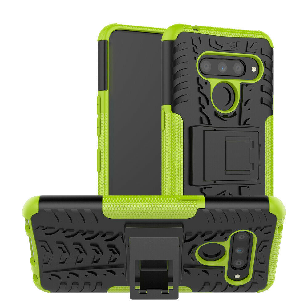 LG V50 ThinQ hoesje - Schokbestendige Back Cover - Groen afbeelding