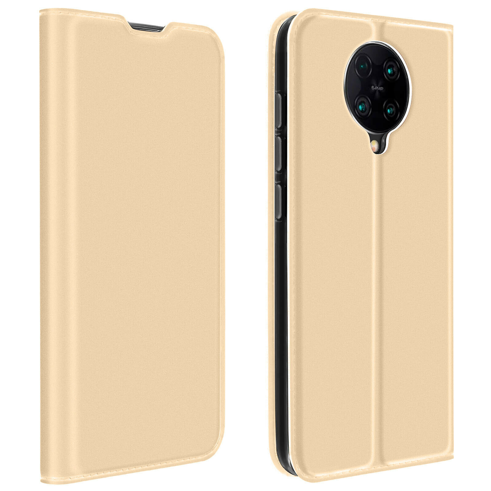 Xiaomi Poco F2 Pro Hoesje - Dux Ducis Skin Pro Book Case - Goud afbeelding