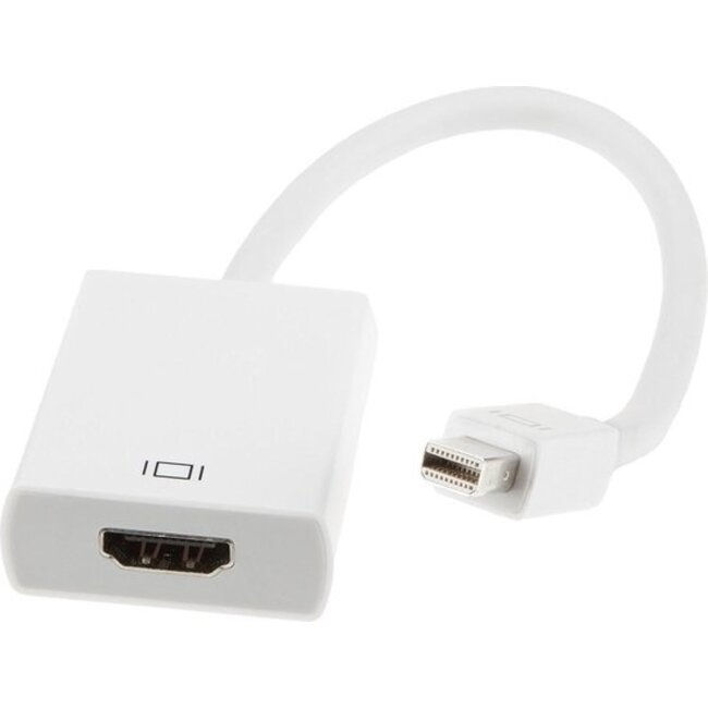 Mini displayport naar HDMI adapter - 25 cm - 1080p - Wit