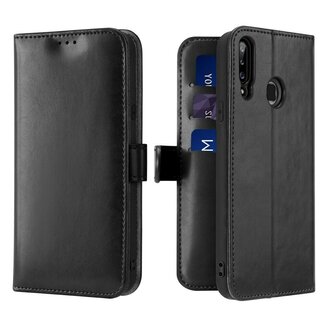 Hoesje geschikt voor Samsung Galaxy A20s - dux ducis kado wallet case - zwart
