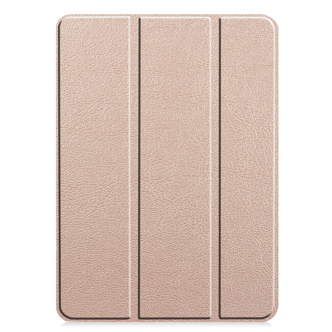 Tablet hoes voor Apple iPad Pro 2021 / 2020 tri-fold hoes - Case met Auto Wake/Sleep functie - Goud