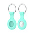 Case2go Case2go - Sleutelhanger geschikt voor Airtag - Siliconen hoesje - 1 Stuk - Turquoise