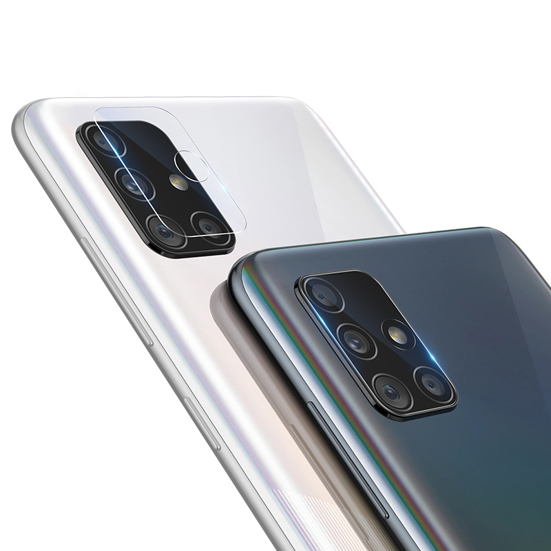 Nillkin - Screenprotector geschikt voor Samsung Galaxy A51 - Full Cover Camera lens screenprotector - Tempered Glass - Transparant (2-Pack) afbeelding