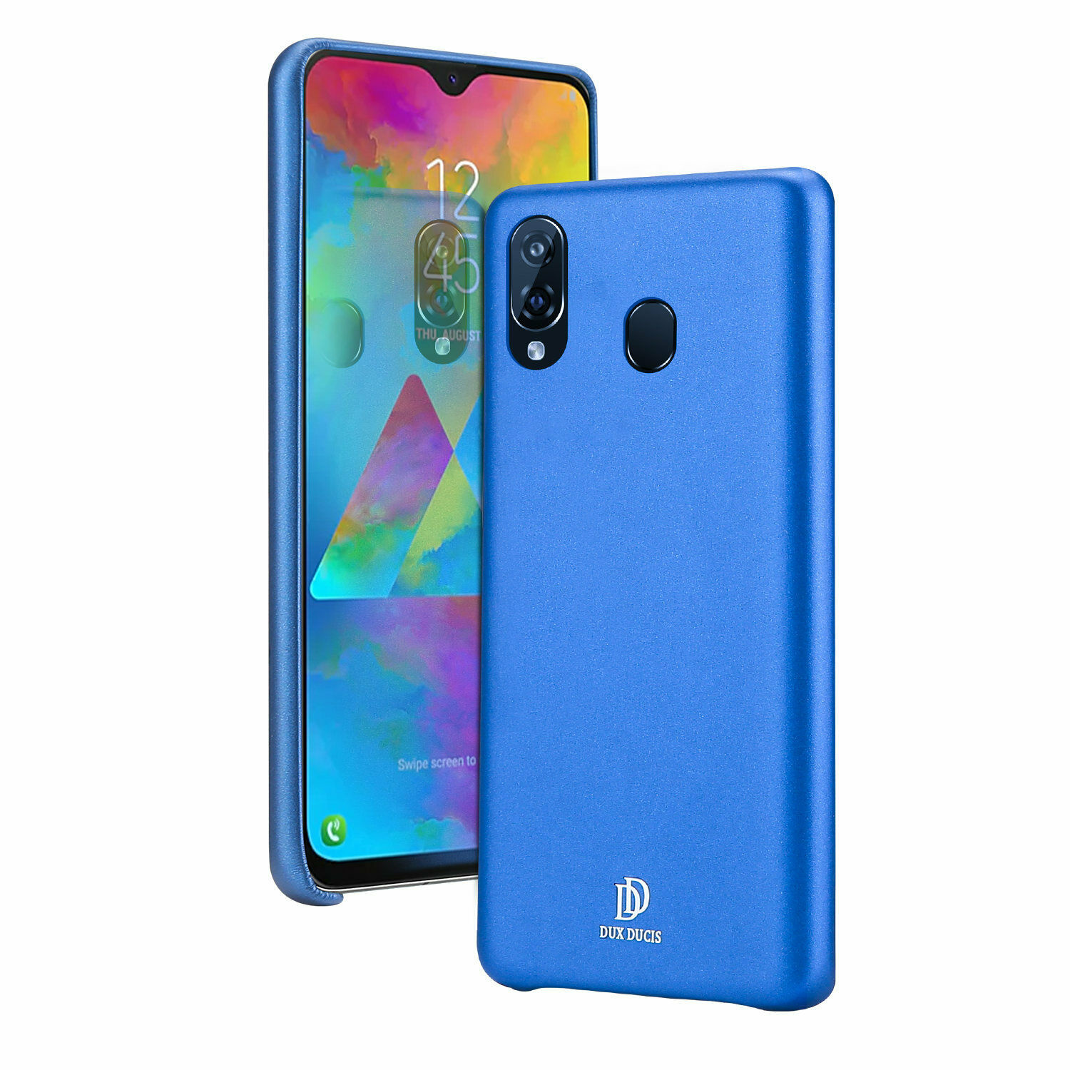 Hoesje geschikt voor Samsung Galaxy M20 Plus - dux ducis skin lite back cover - blauw afbeelding