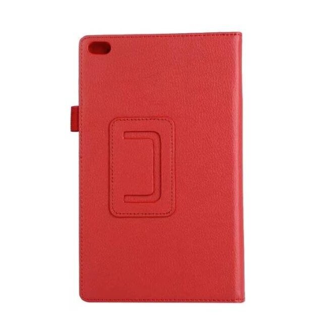 Tablet hoes geschikt voor Lenovo Tab 4 8.0 - Litchi Flip Hoes - Rood