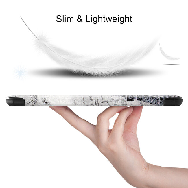 Tablet hoes geschikt voor Huawei MatePad Pro 10.8 (2021)- Tri-Fold Book Case - Eiffeltoren