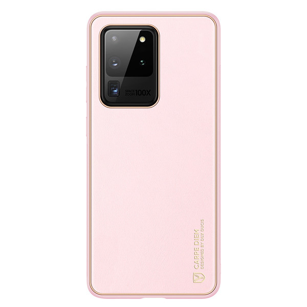 Hoesje geschikt voor Samsung Galaxy S20 Ultra - dux ducis yolo case - roze afbeelding