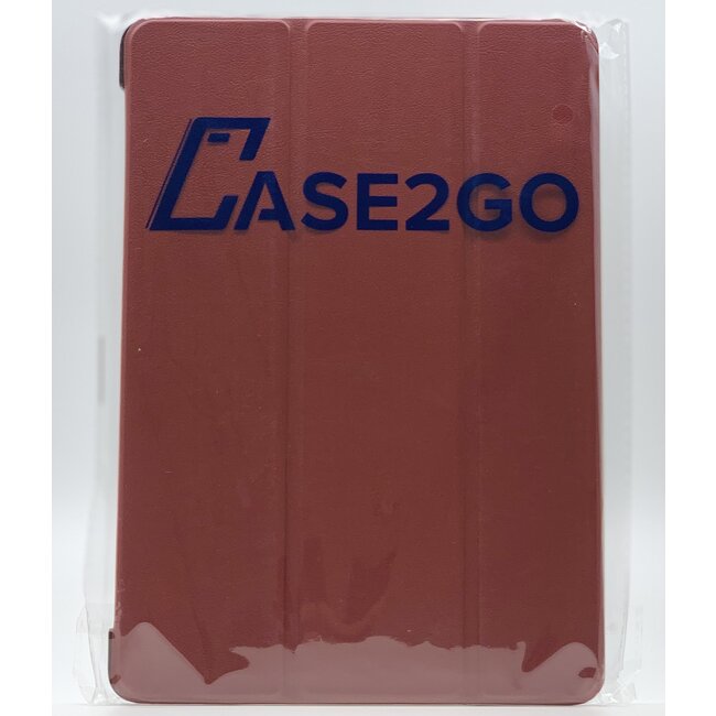 Tablet hoes voor Apple iPad Pro 2021 / 2020 tri-fold hoes - Case met Auto Wake/Sleep functie - Donker Rood