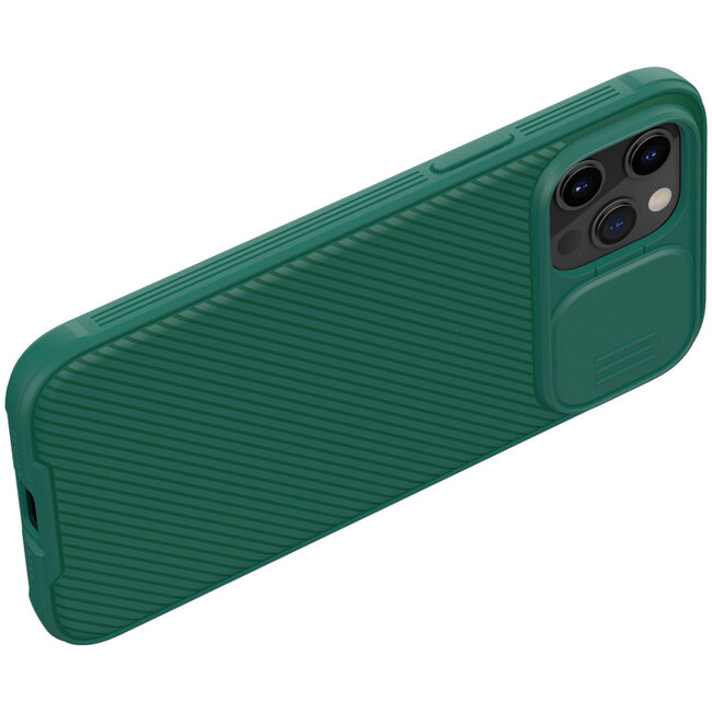 Nillkin - Hoesje geschikt voor iPhone 12 Pro Max - CamShield Serie - Back Cover - Groen