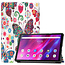Case2go Tablet hoes geschikt voor Lenovo Tab K10 (10.3 Inch) - Tri-Fold Book Case - Vlinders