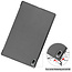 Tablet hoes geschikt voor Lenovo Tab P11 Plus (11 inch) - Tri-Fold Book Case - Grijs