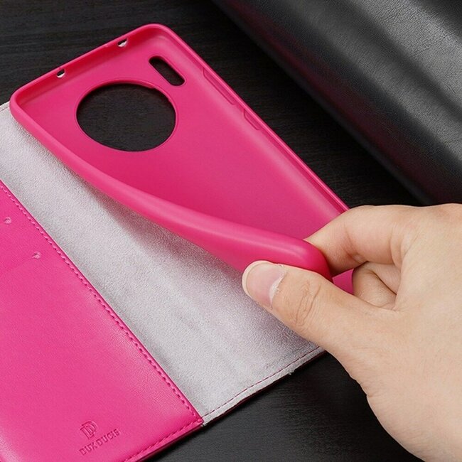 Hoesje geschikt voor Huawei Mate 30 Pro - Dux Ducis Kado Wallet Case - Roze