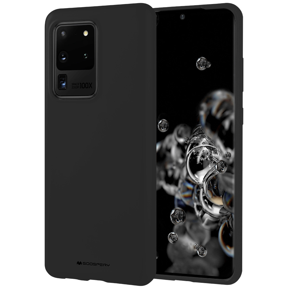 Samsung Galaxy S20 Ultra Hoesje - Soft Feeling Case - Back Cover - Zwart afbeelding