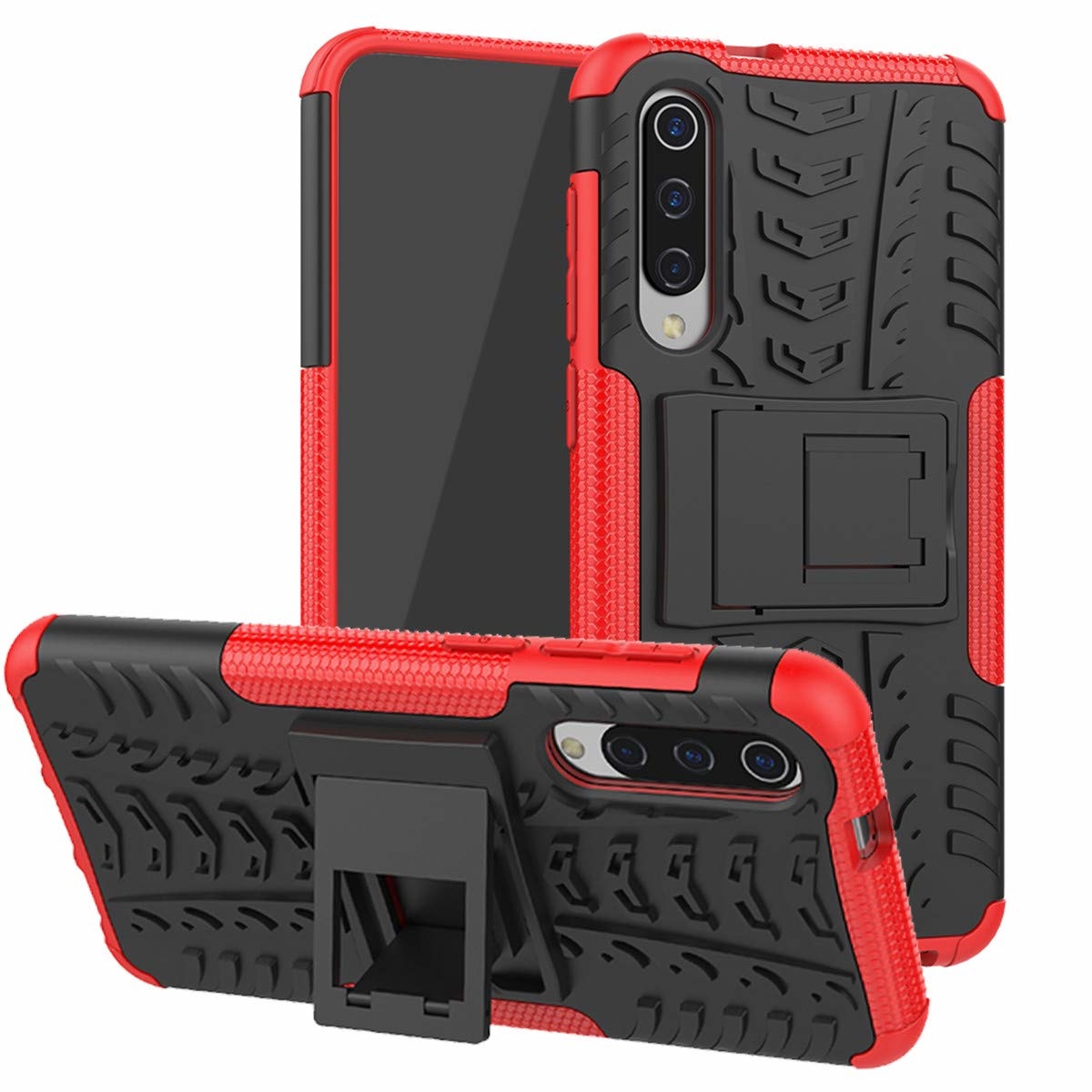 Xiaomi Mi 9 SE hoesje - Schokbestendige Back Cover - Rood afbeelding