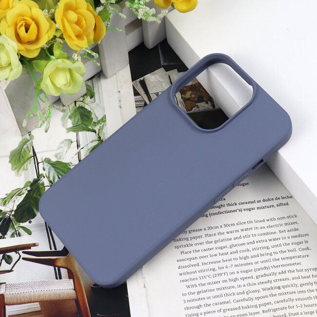 Hoesje Geschikt voor Apple iPhone 13 Pro - TPU Shock Proof Case - Siliconen Back Cover - Blauw
