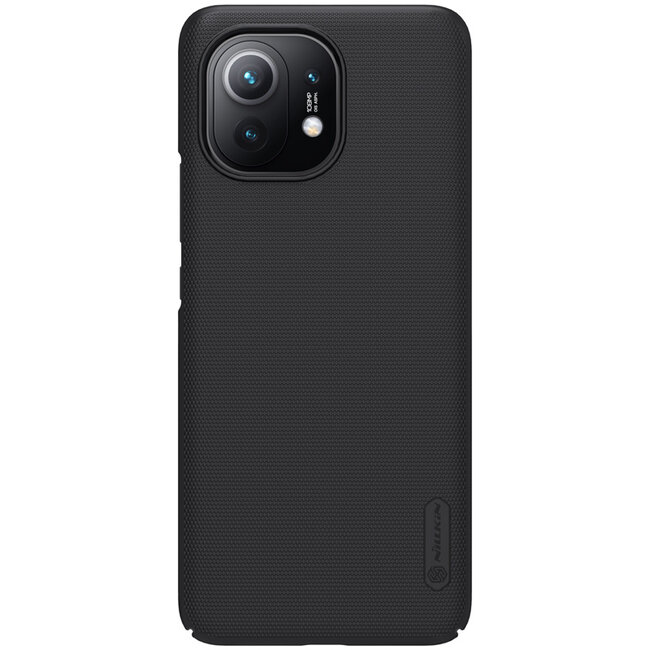 Nillkin Super Frosted Shield - Hoesje geschikt voor Xiaomi Mi 11 Zwart