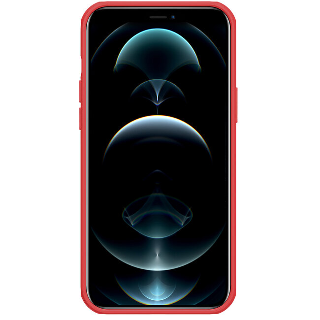 Telefoonhoesje geschikt voor iPhone 13 Pro Max - Super Frosted Shield Pro - Back Cover - Rood