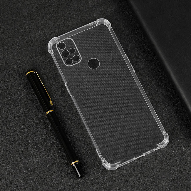Hoesje geschikt voor OnePlus Nord N10 - Clear Soft Case - Siliconen Back Cover - Shock Proof TPU - Transparant