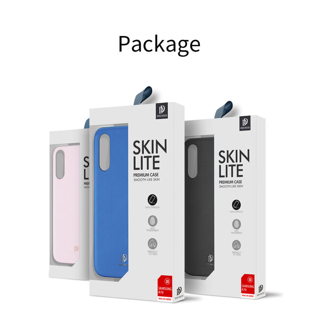 Hoesje geschikt voor Samsung Galaxy A70 - dux ducis skin lite back cover - blauw